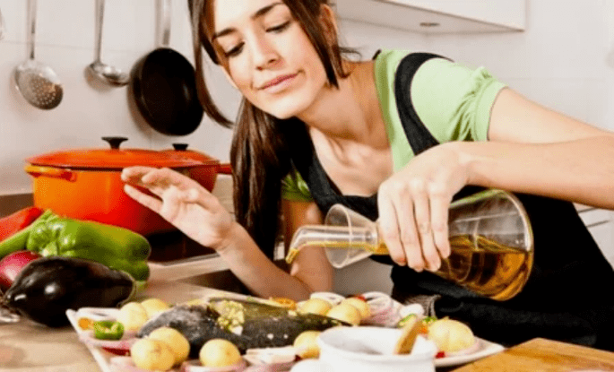 Preparation of a protein diet dishes