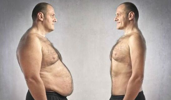 Both men and women want to get rid of a large belly